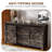 60'' Farmhouse Dresser Chests with 4 Drawers and 2 Cabinets-4041010