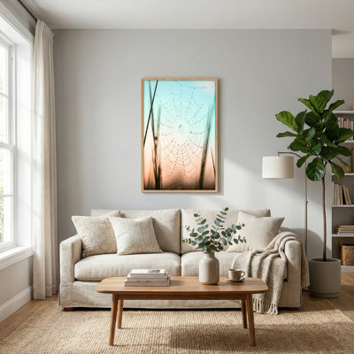 Spider Web Canvas Wall Art Oil Painting Print Set Of 1