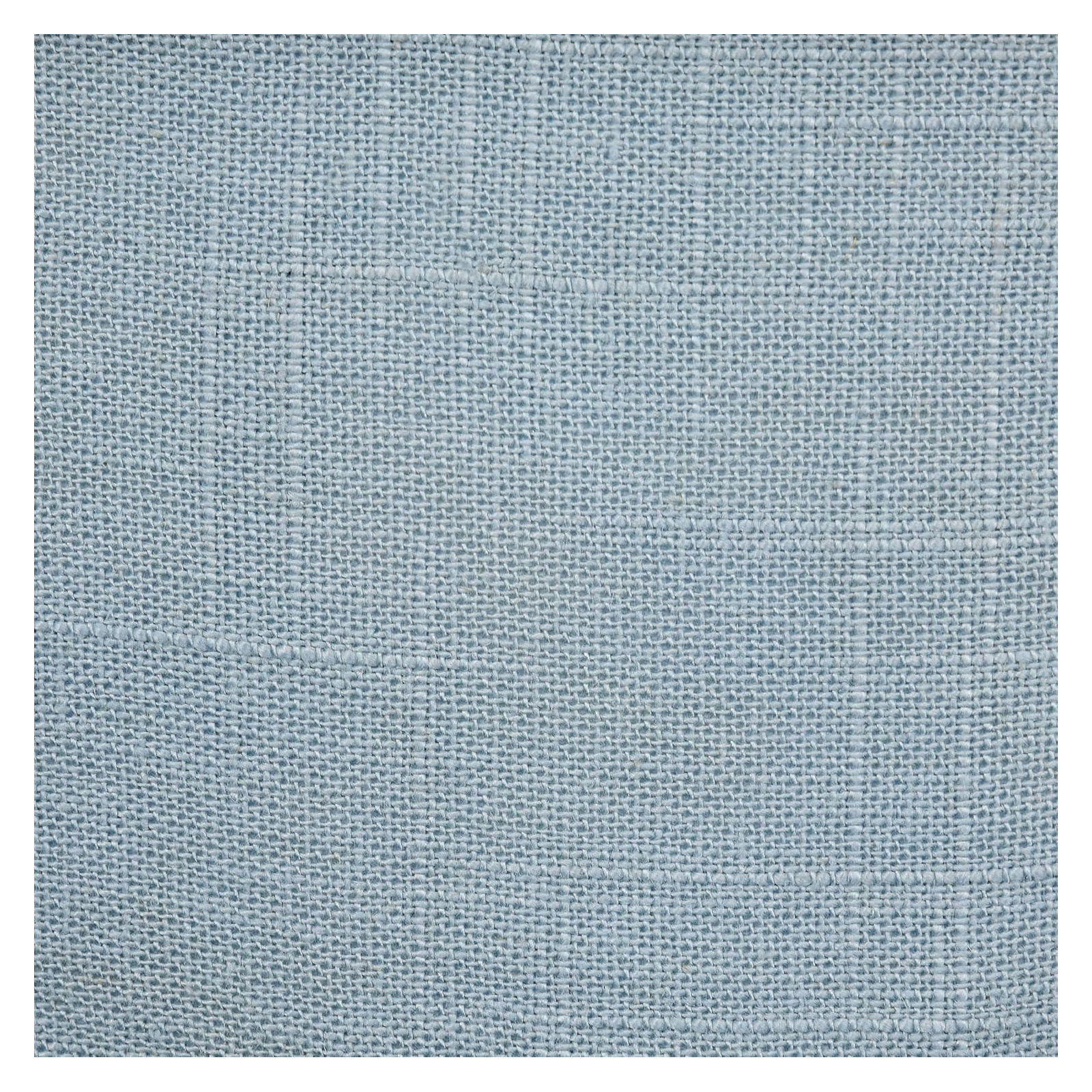 Hera Washed Linen Flange Modern Rustic Chic 3 Piece Comforter Set, Light Blue, King Comforter + 2 Shams