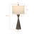 Warrnambool 28" Modern Glam Polished Gold Metal Table Lamp with USB Port for Bedroom Living Room-882199694