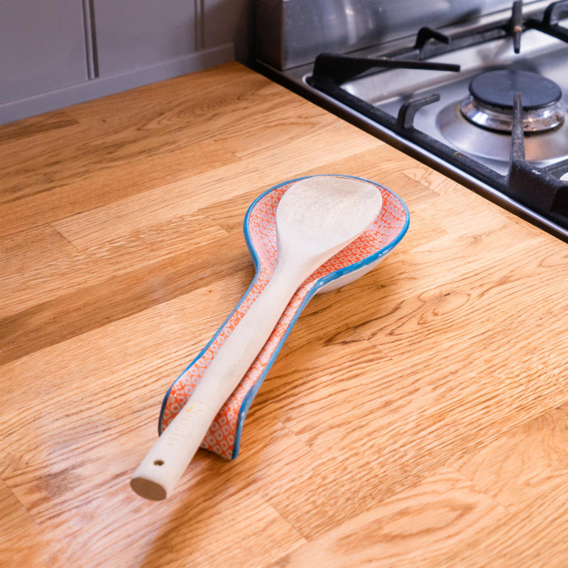 Hand-Printed Kitchen Essentials -orange
