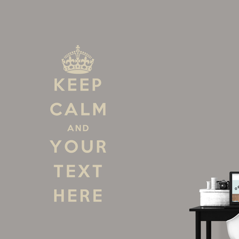 Wall Decal, Yes, Light Beige