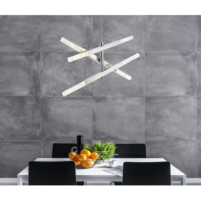 Axil 3-Bar Pendant in Chrome