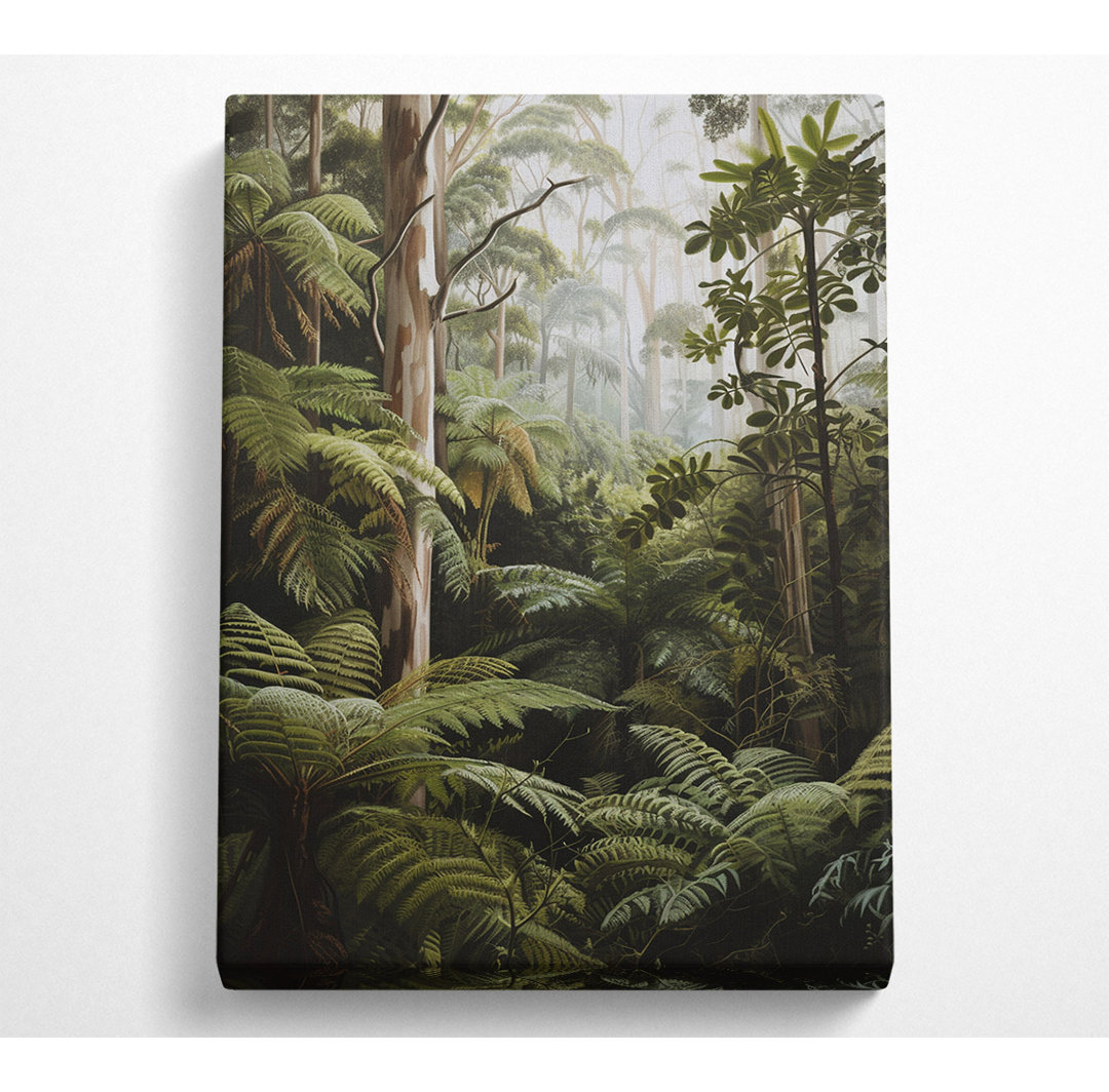 Rainforest - Kunstdrucke auf Leinwand ohne Rahmen