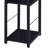 Vadna Black Finish Writing Desk With 2 Tier Shelf And Metal Open Base For Home Office Use-16189058