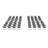 Novelty 48 Person Flip Top 22'' L Modular Training Table and Chair Set with Casters
