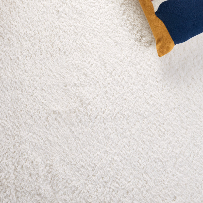 Coucou Tahoe Shag Performance Solid Color Rug, Rectangle 6'7" x 8'7"