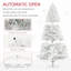 7.5ft Tall Artificial White Christmas Tree-1130965047