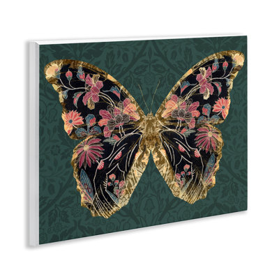 "Botanical Pattern Butterfly", art mural par Victoria Barnes