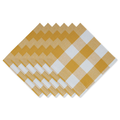 Wauregan Cotton Checkered Square Napkin