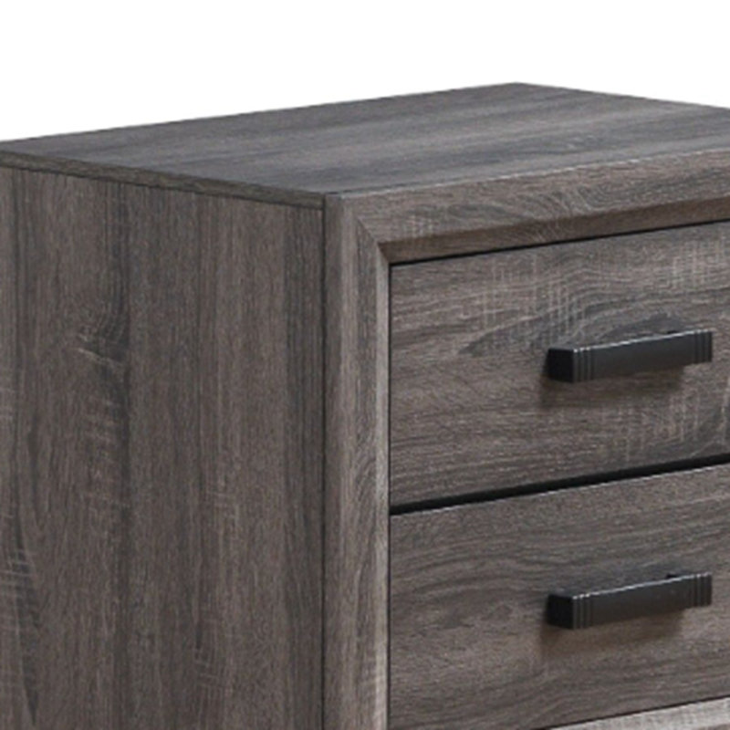 MIRAGE NIGHTSTAND, Black/Gray