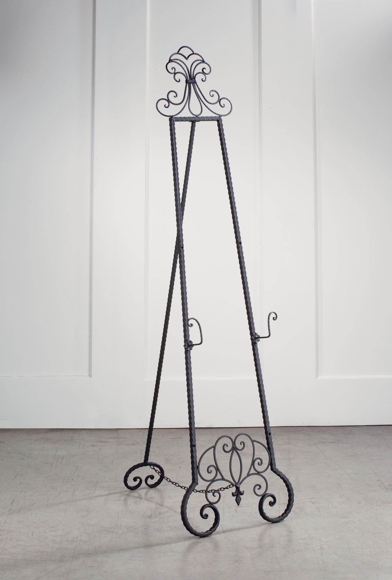 Darby Home Co Emhouse Mahogany Folding Metal Floor Tripod Easel ...