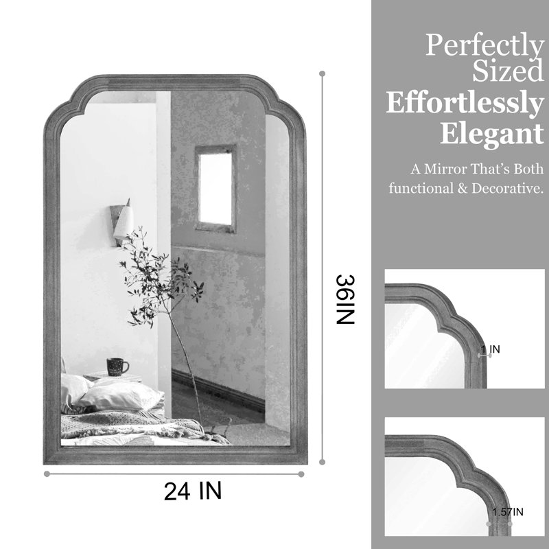 Miroir de coin 24 po x 36 po, 36 po x 24 po