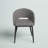 Oliviah 23" W Dining Chair with Metal Frame - Grey-83417832-83417830