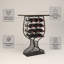 12 Bottle Console Wine Bottle Rack Black