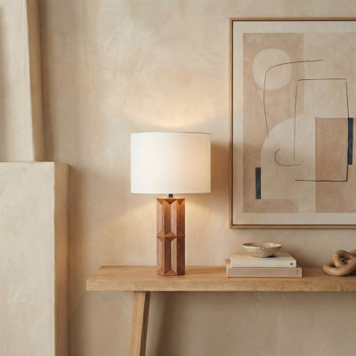 Lampe de table en bois Ferdinand