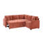 Canapé modulaire Canapé-lit modulaire en L de 81,9 po avec canapé-lit et compartiment de rangement dissimulé-1610372175