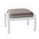 Askar Metal Outdoor Ottoman
