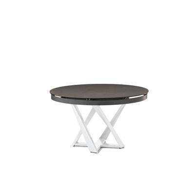 Keithley Round Metal Base Dining Table