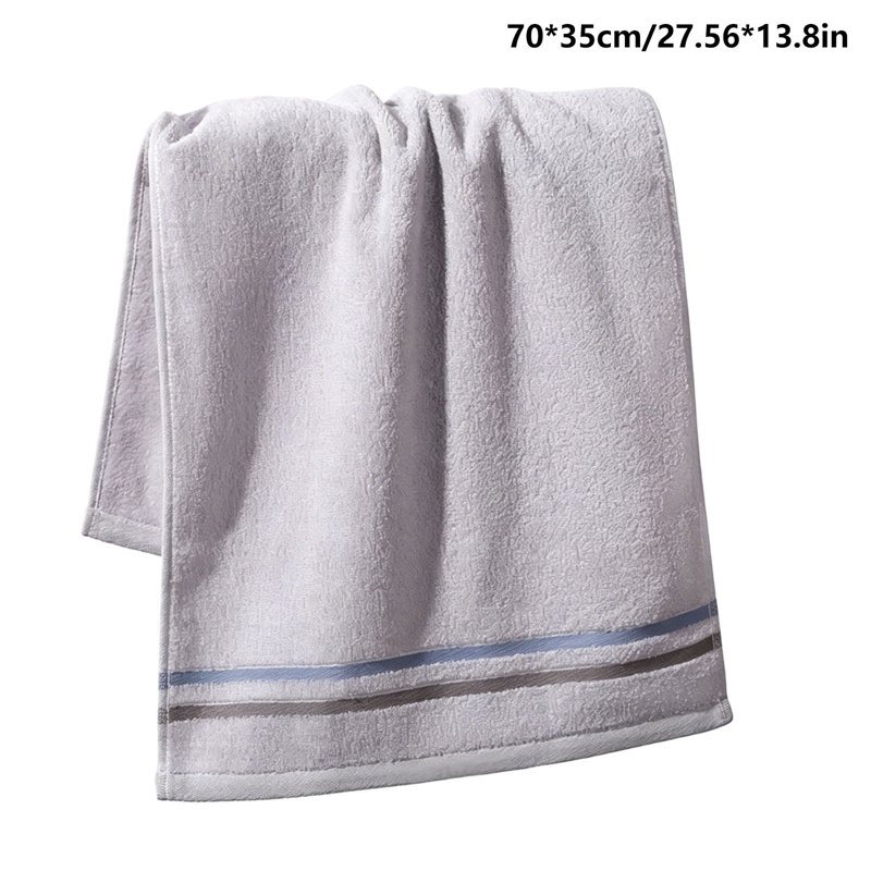 Soft Absorbent Quick Dry Face Towel, Lint Free Hand Towel And Facial Washcloth For Daily Home Use, 13.8x27.6in Gray, Gray