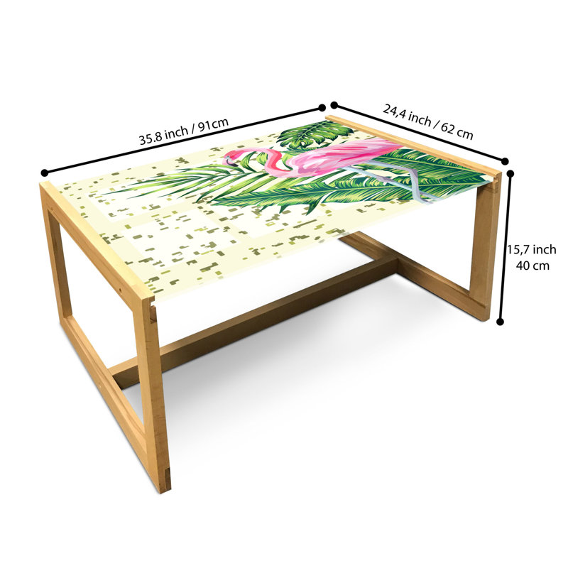 Jachelle Sled Coffee Table, 90cm H x 62cm W x 40cm D