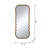 31.4X1.4X74" Oversized Wooden Floor Mirror
