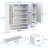 Multi-Functional Shoe Cabinet With Adjustable Shelves, Stool And Retractable Drawer, Offering Flexible Storage For Various Items And Space-Saving Design