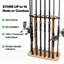 Supports de cannes à pêche, supports à cannes à pêche 100% bois pour 14 cannes ou combos-1490165825