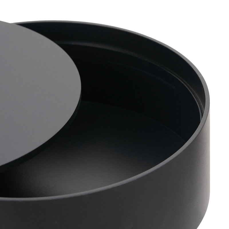 Hugo Frame End Table, Black