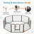8 Panel Dog Exercise Pen-93803053