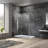 52'' W 78'' H Frameless Rectangle Reversible Shower Enclosure-66707853