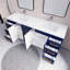 Meuble-lavabo sur pied avec lavabo en acrylique renforcé Verda-264437672