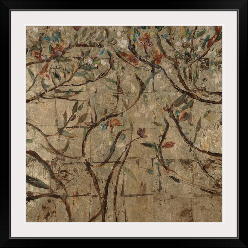 'feuille Sur Feuille Iii Par Jodi Maas Peinture Impression, 20" H x 20" L x 1,5" D, Toile