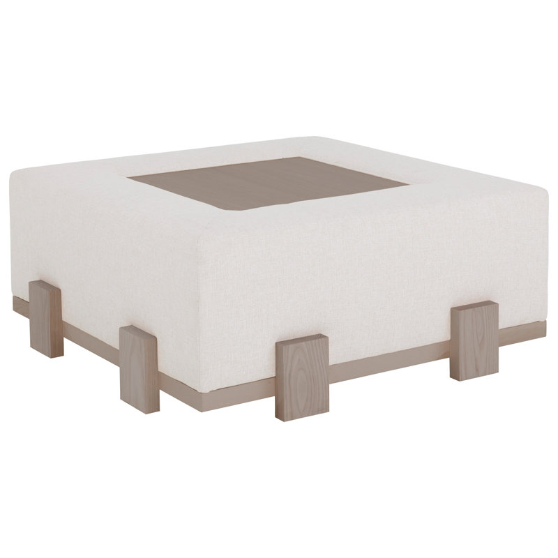 Bailey Square Cocktail Ottoman, Walnut, Hazelnut (9508 17)