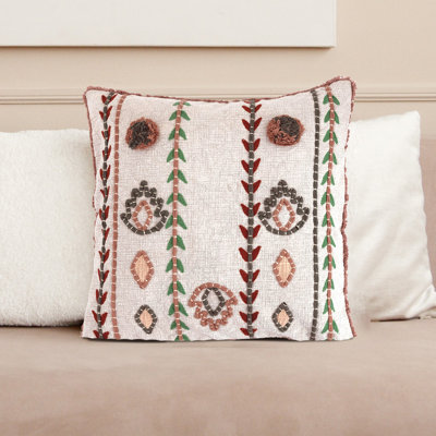  Square Cotton Pillow Cover & Insert