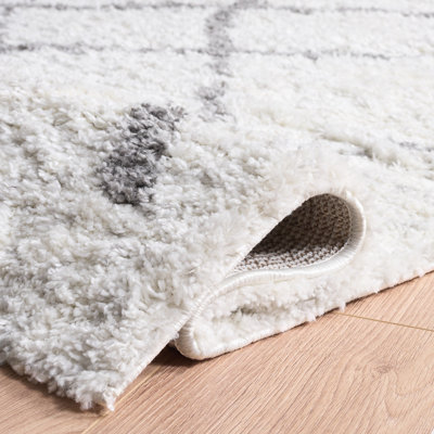 Tapis à poils longs Zettie
