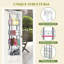 9 Pair Overdoor Shoe Organiser