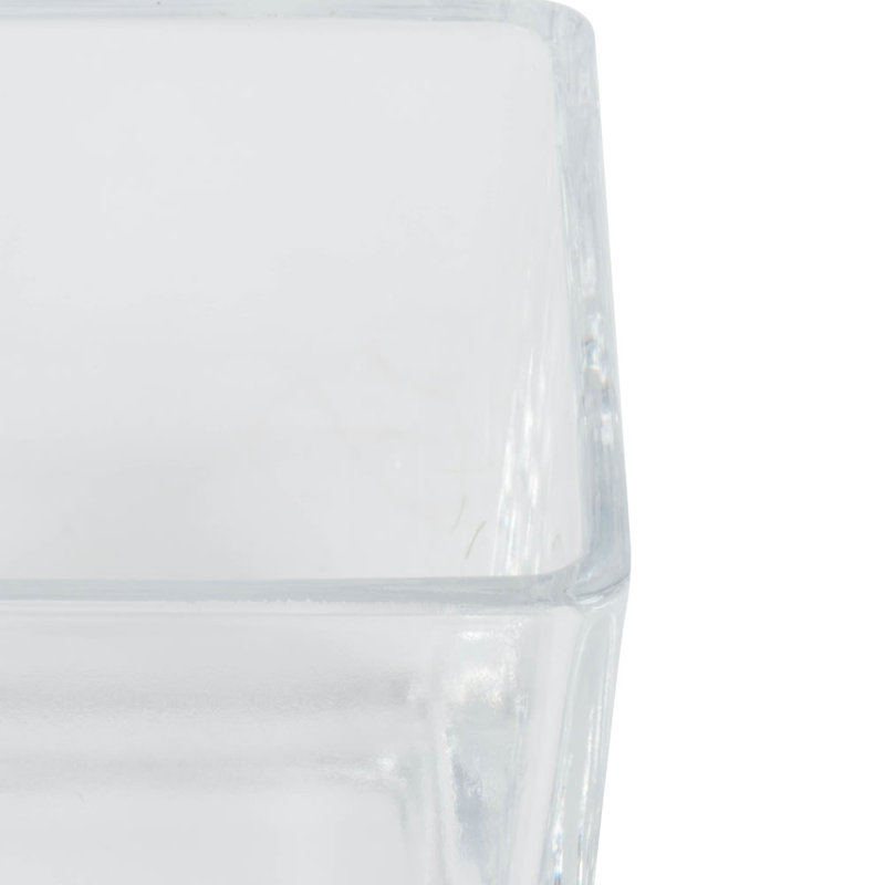 Poitra Glass Table Vase, 3" H x 3" W x 3" D