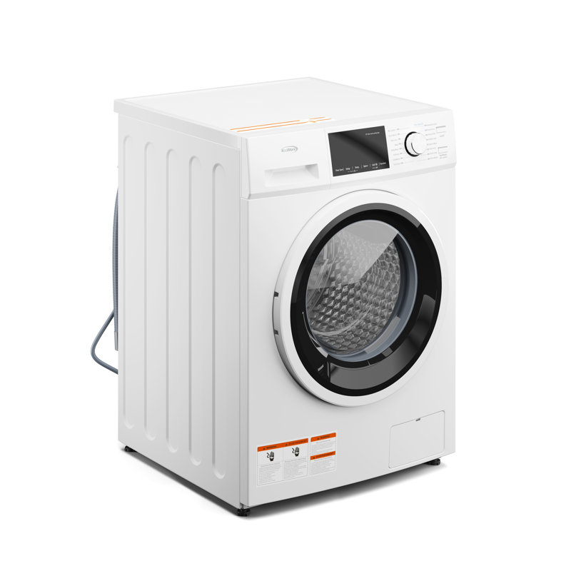 2.7 cu. ft. Stackable Front Load Compact Washing Machine in White, FWM-3CF-W