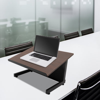 13.7'' Wood Tabletop Lectern with Storage