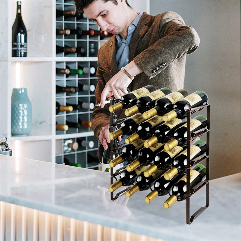 Stackable Wine Rack Freestanding