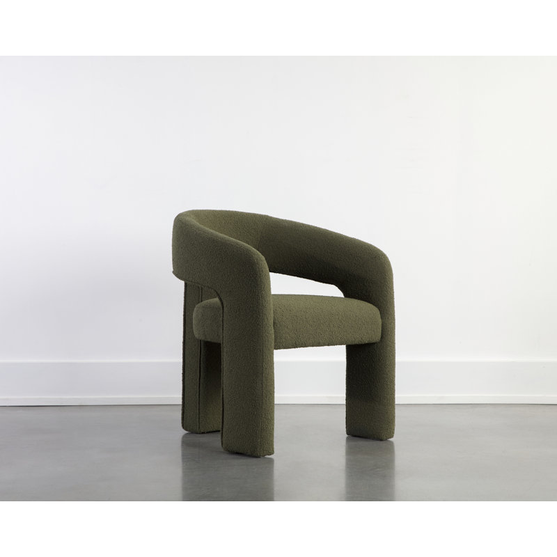 Chaise de salle à manger rembourrée H 19 po Jyion, Olive de Copenhague