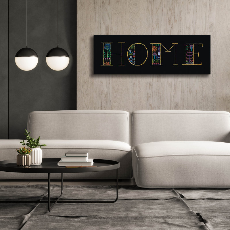 Art mural épique Graffiti «Bright Folklore Home» par Wild Apple, 60 po x 20 po