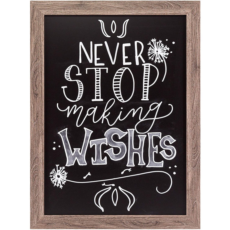 Chalkboard Wall Art: Wall Mounted Magnetic Chalkboard