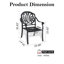 Fauteuil de salle à manger Amoakuh