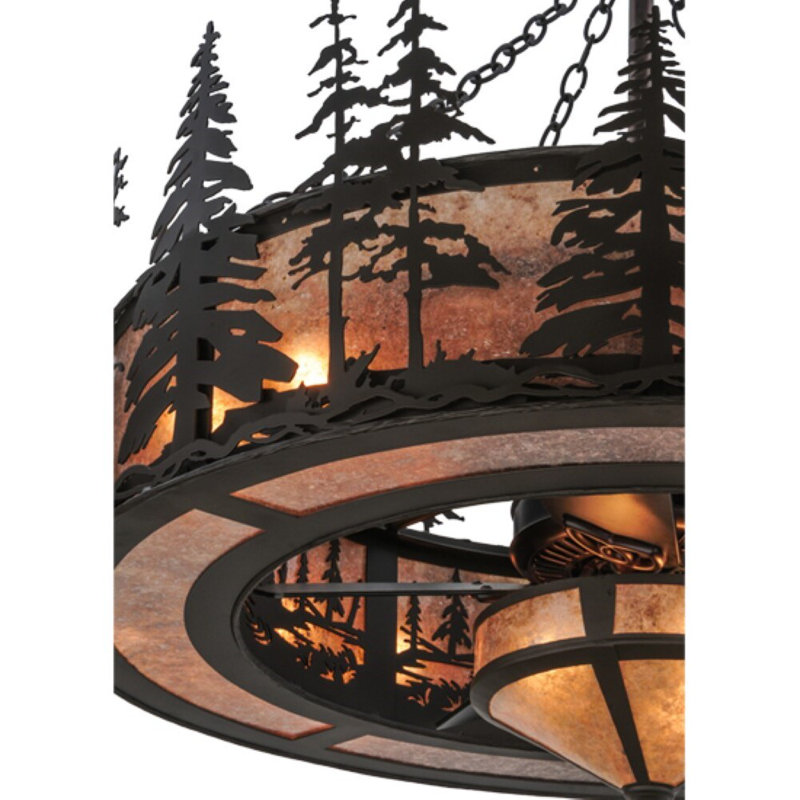 Tall Pines Downrod Ceiling Fan