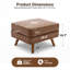 Inayat 29.7''W Upholstered Ottoman-460340033