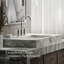 Purist Widespread Bathroom Sink Faucet with High Cross Handles and High Gooseneck Spout-1932399793