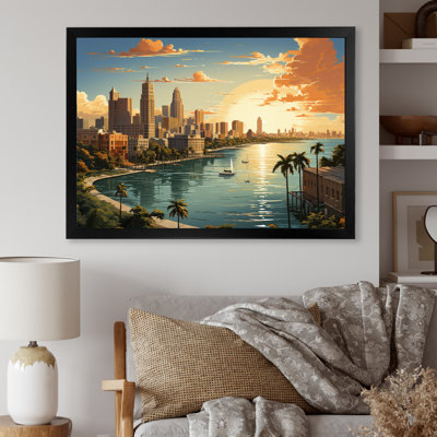 «Miami Sunshines State II», reproduction sur toile