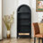 73" Tall Arched Storage Display Cabinet-163016238